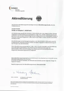 Akkreditierungsurkunde D-PL-21111-01-00